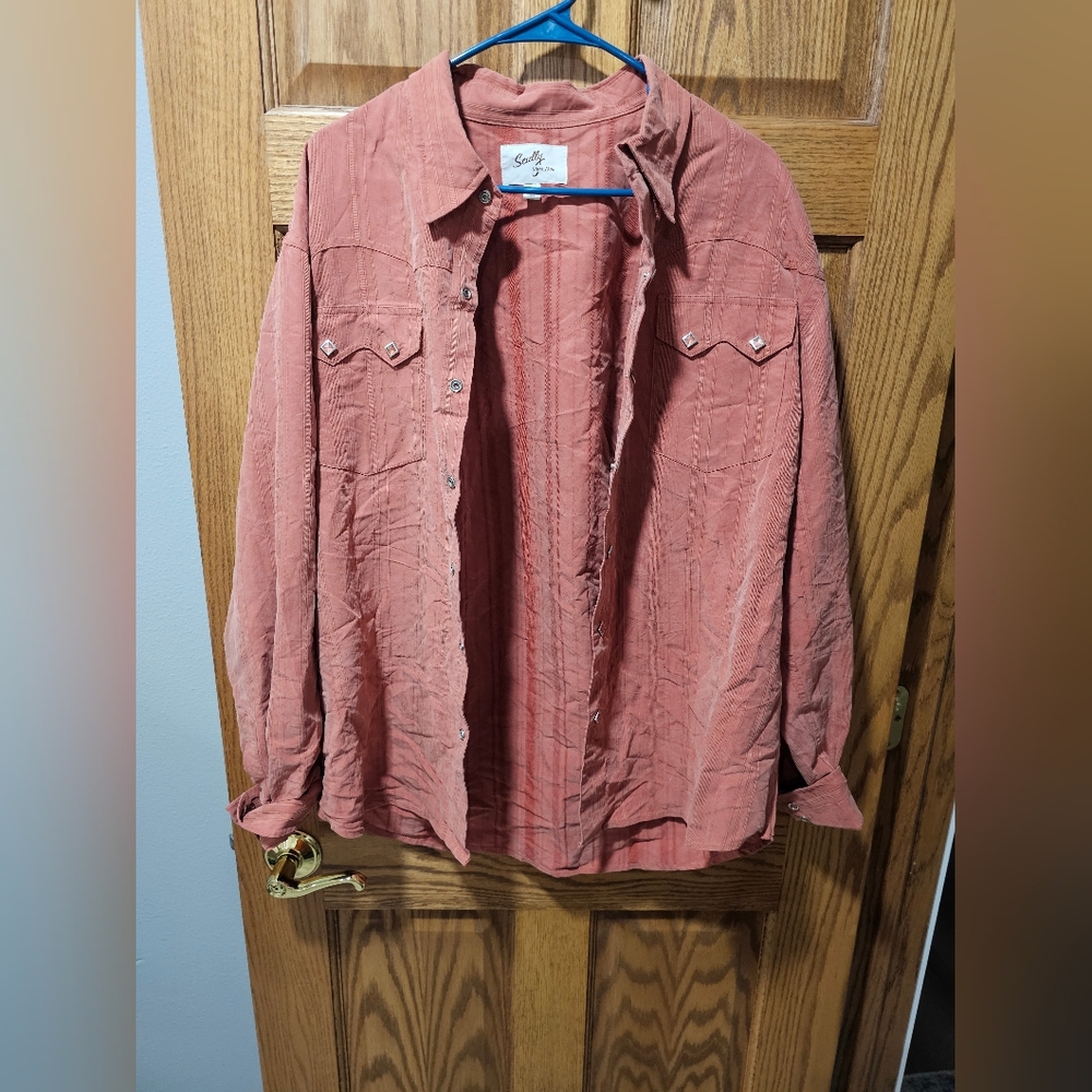 Scully Pink Button-Up Shirt
